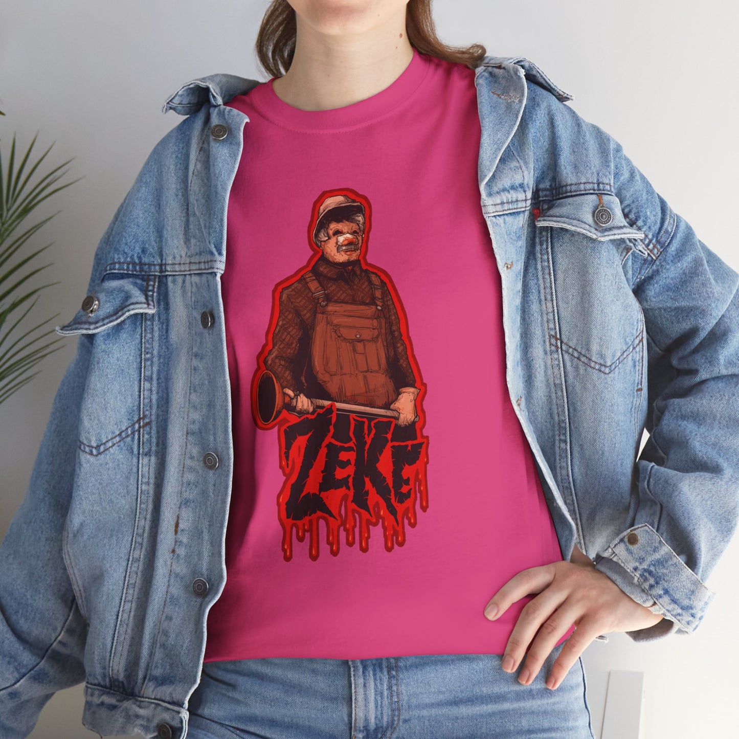 Zeke The Plumber Unisex Heavy Cotton Tee
