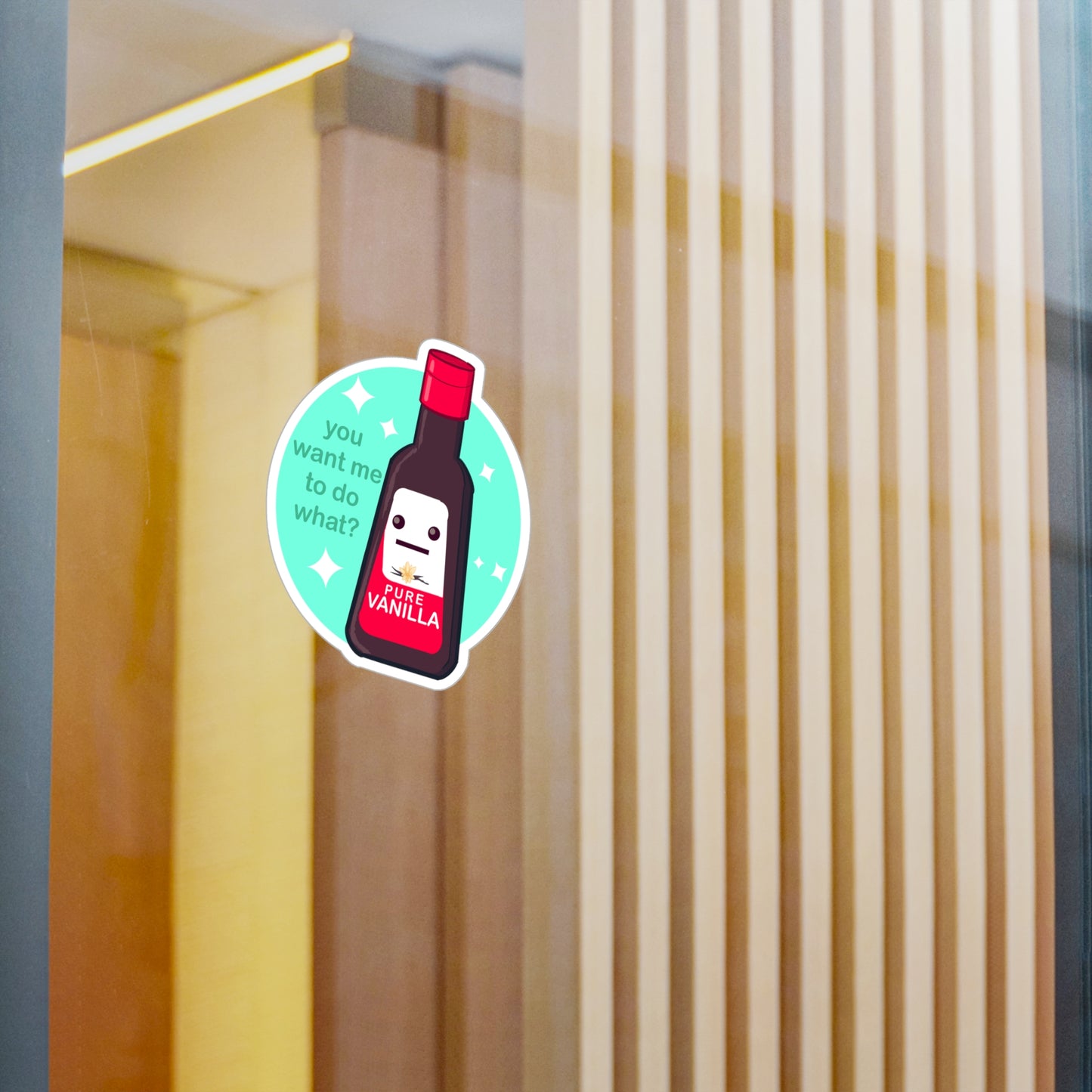 Vanilla Kiss-Cut Vinyl Decal