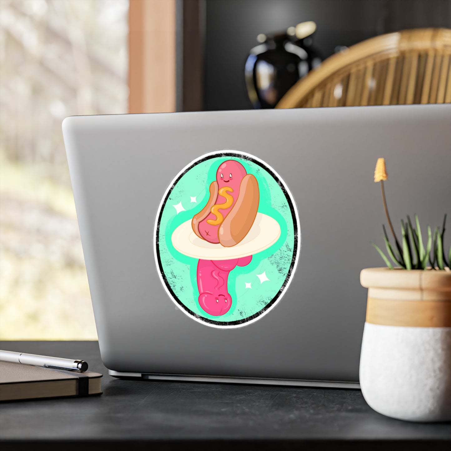 Ceramic Plate Kiss-Cut Vinyl Decal