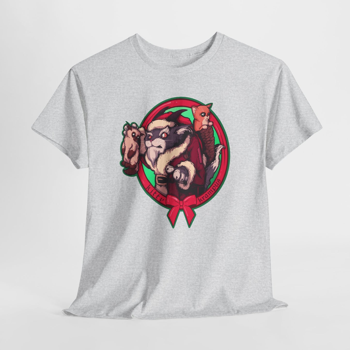 Kitty Krampus Unisex Heavy Cotton Tee