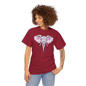 Sugar Skull Elephant Unisex Heavy Cotton Tee