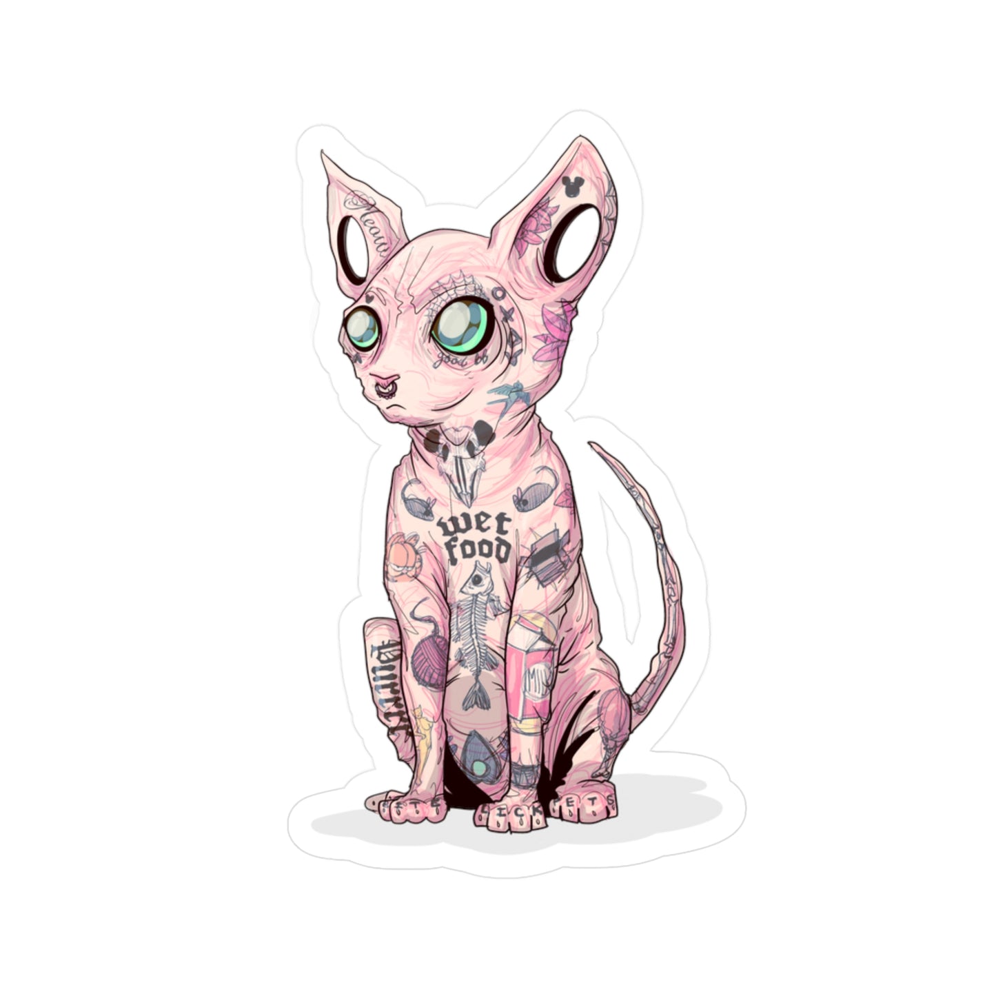 Cattoo Kiss-Cut Vinyl Decal