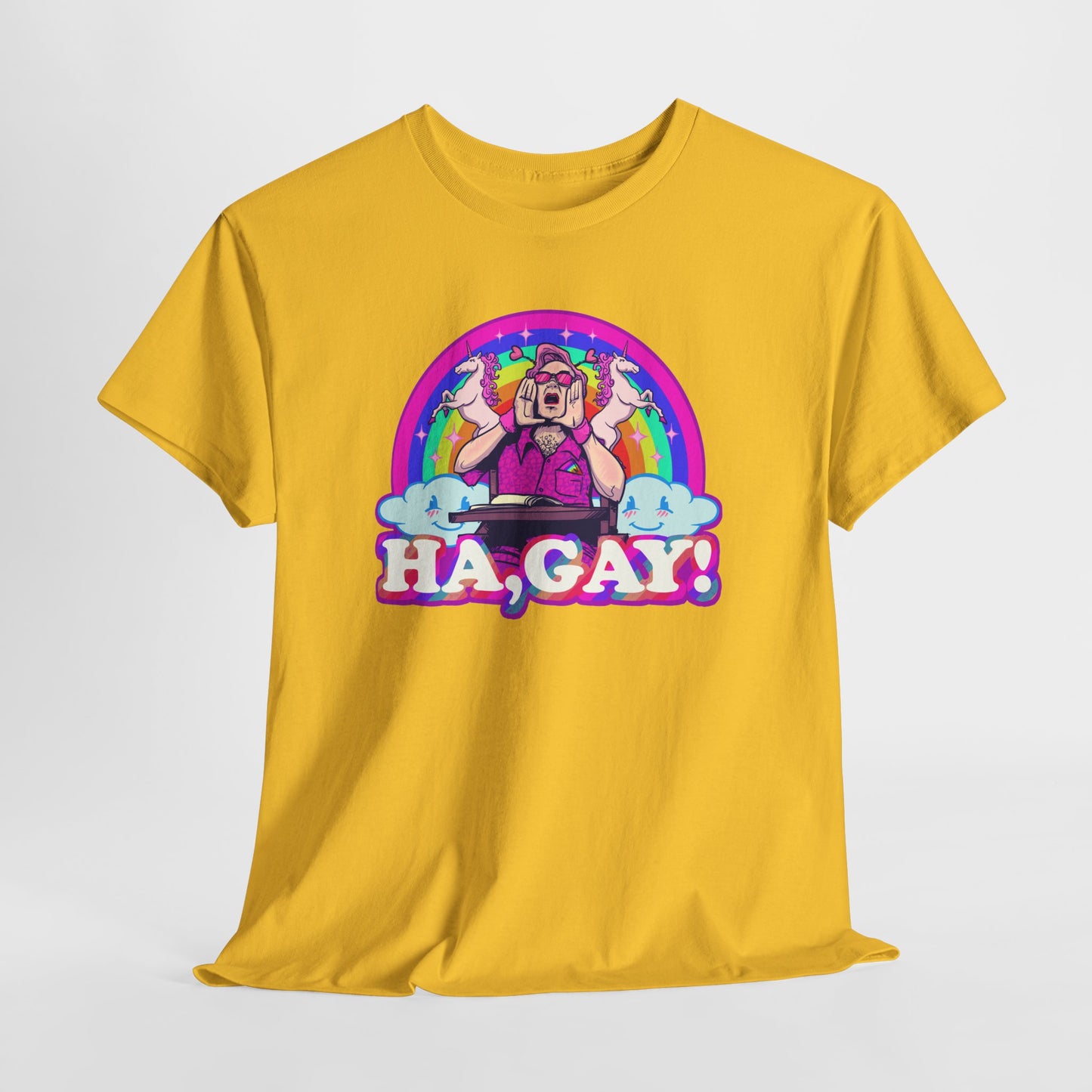 Gay Pride Unisex Heavy Cotton Tee