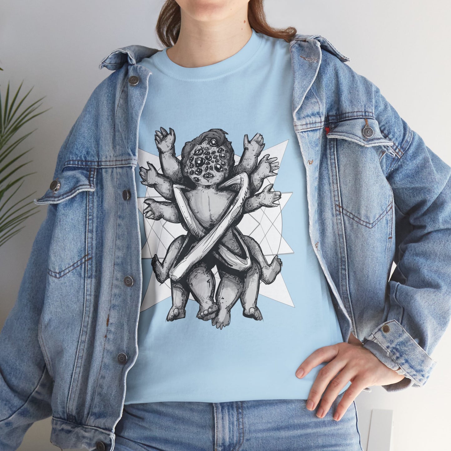 Biblically Accurate Baby Jesus Unisex Heavy Cotton Tee
