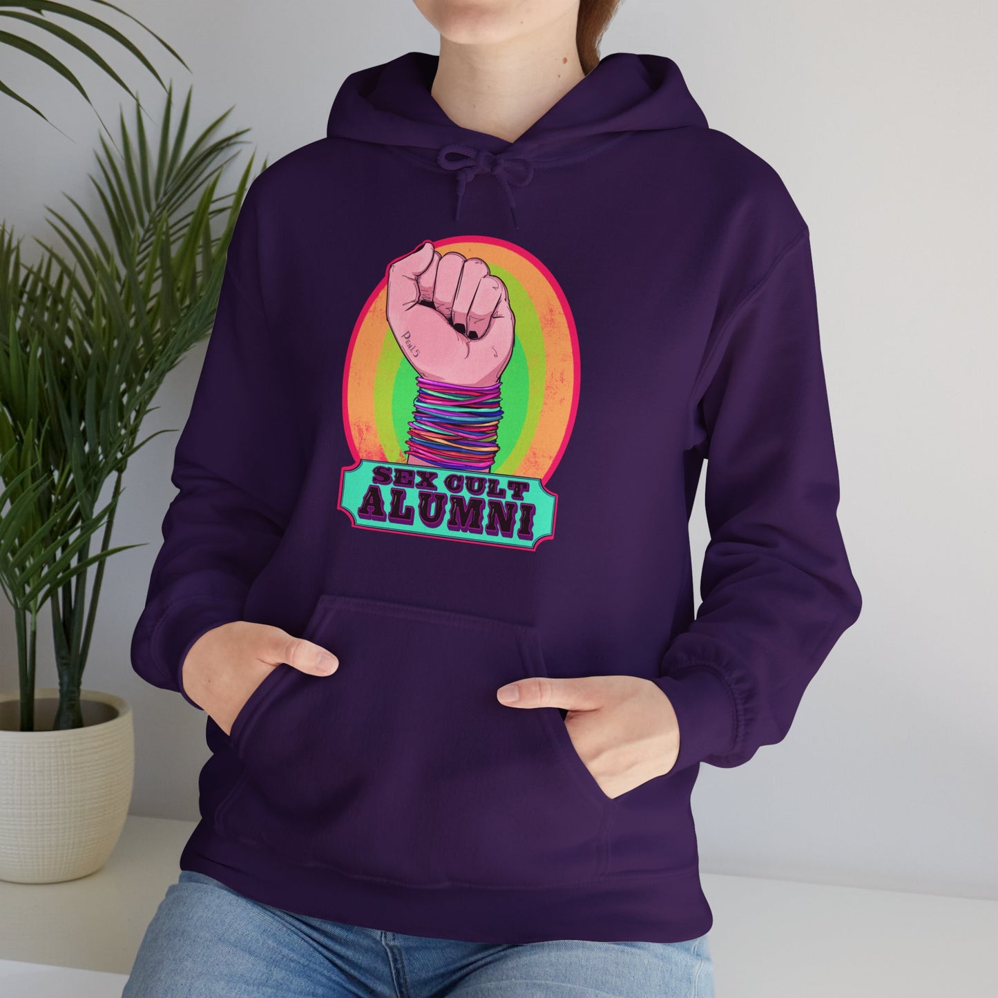 Jelly Bracelets Unisex Heavy Blend Hooded Sweatshirt