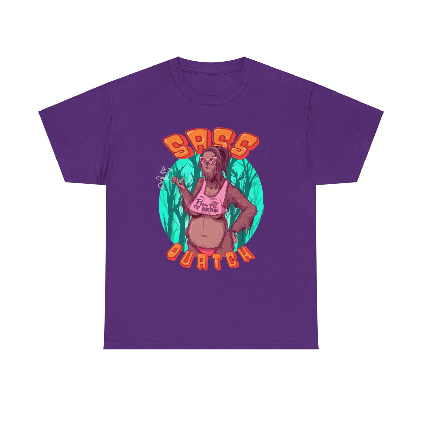 Sass Quatch Unisex Heavy Cotton Tee