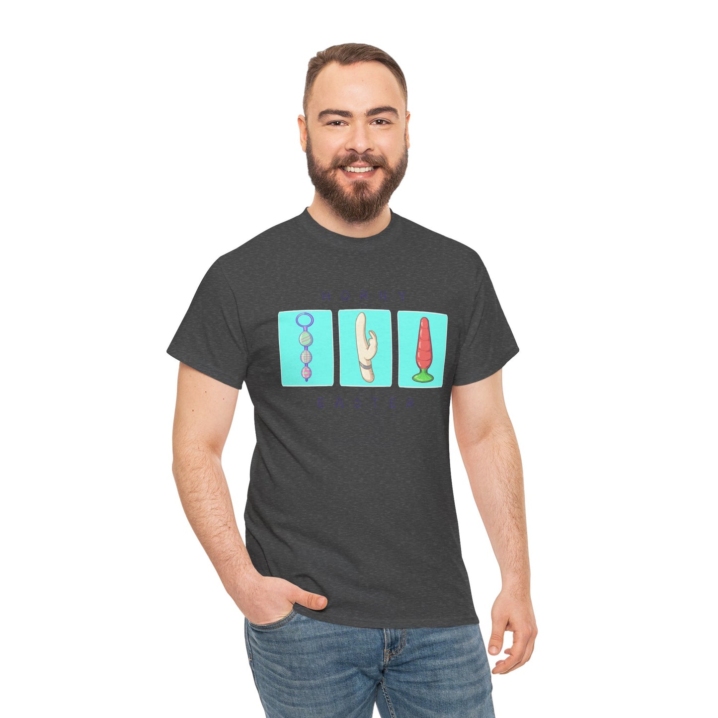 Horny Easter Unisex Heavy Cotton Tee