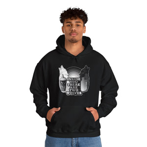 Two Wolves Unisex Heavy Blend Hooded Sweatshirt