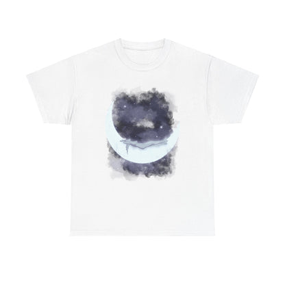 The Girl Who Loved The Moon Unisex Heavy Cotton Tee