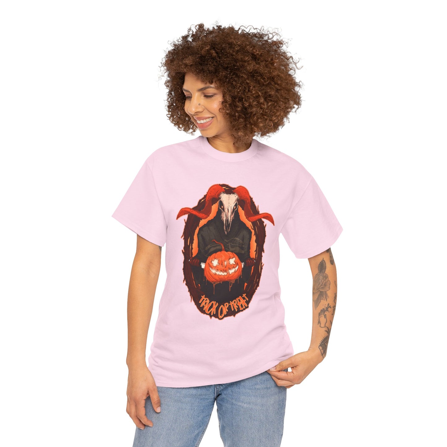 Trick Or Treat Unisex Heavy Cotton Tee