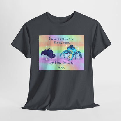Ocean Rainbow Bridge Unisex Heavy Cotton Tee