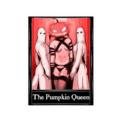 The Pumpkin Queen Tarot Kiss-Cut Vinyl Decal