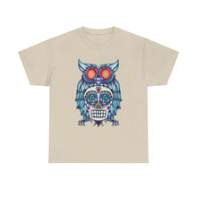 Sugar Skull Owl Unisex Heavy Cotton Tee