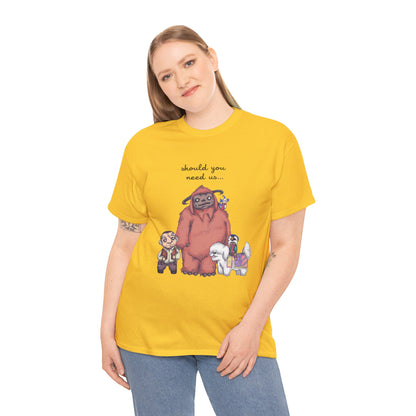 Should You Need Us Unisex Heavy Cotton Tee