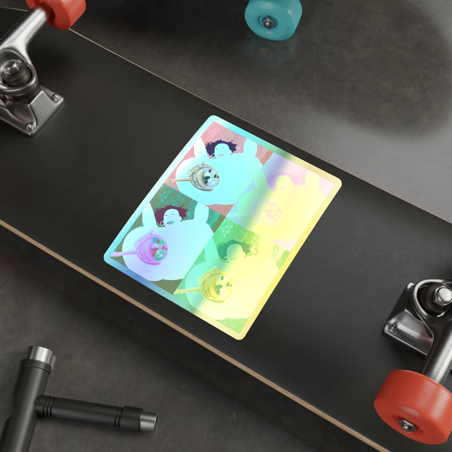 Cereal Princess Holographic Die-cut Stickers