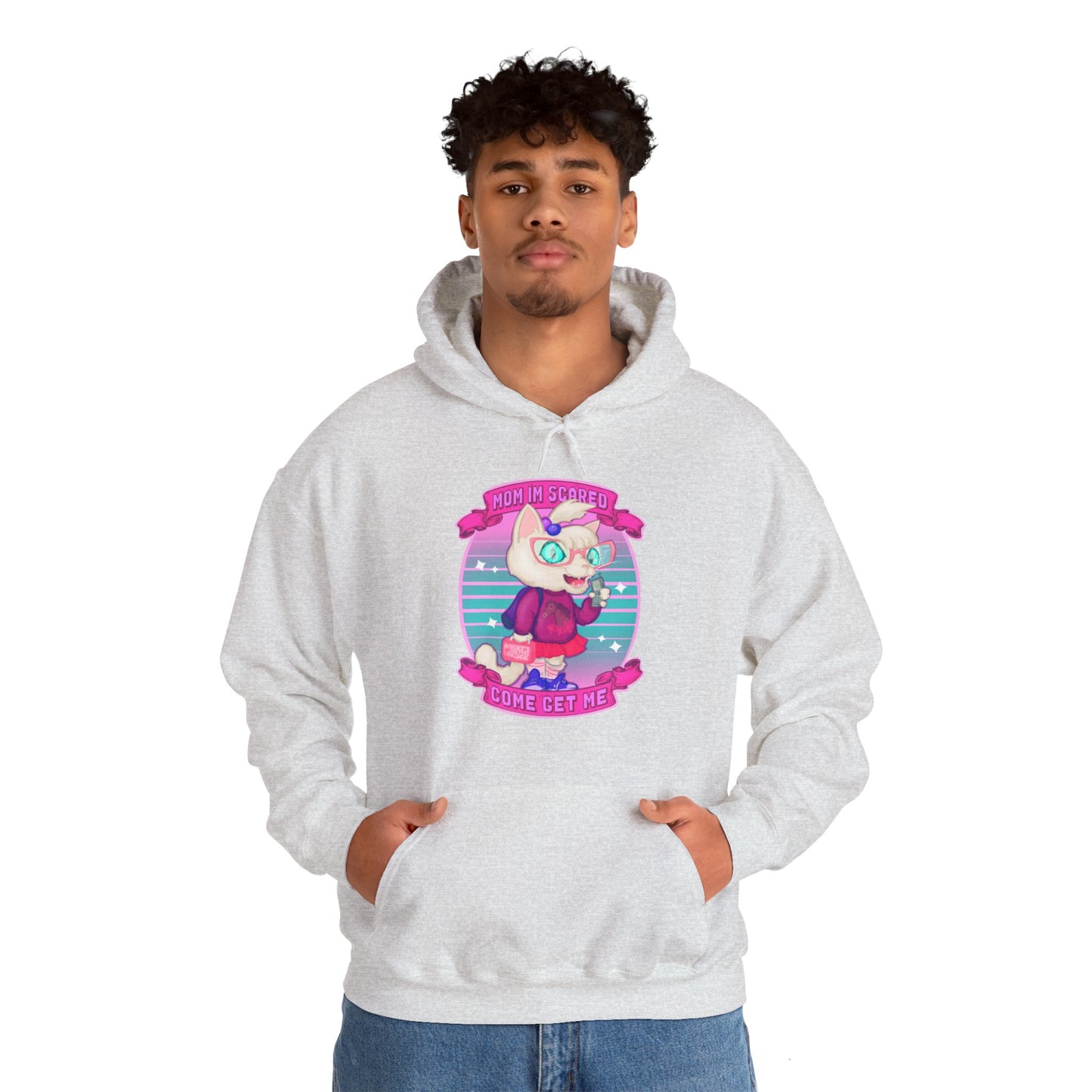 Mom I'm Scared Unisex Heavy Blend Hooded Sweatshirt