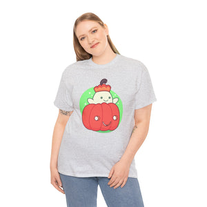 Pumpkin Ghost Unisex Heavy Cotton Tee