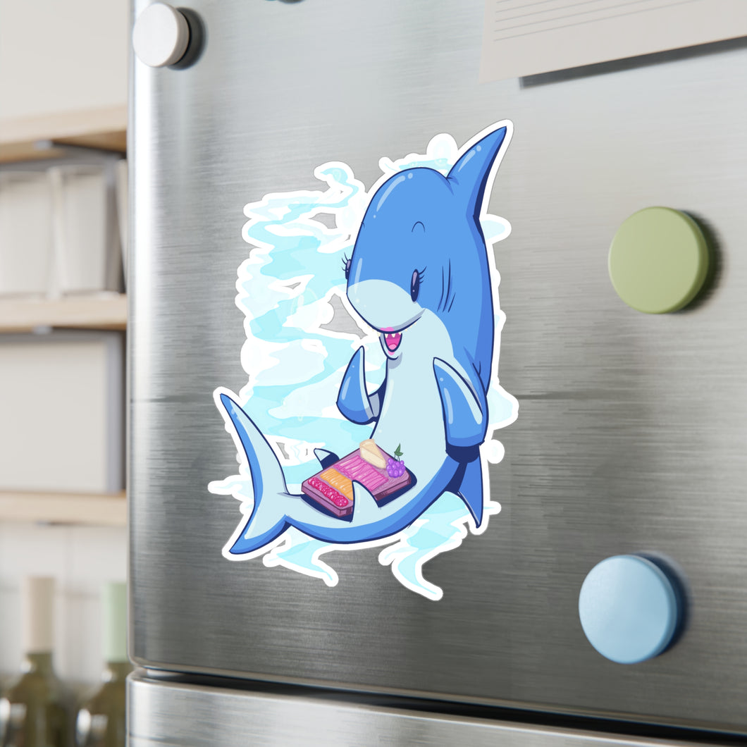 Shark-coochie Kiss-Cut Vinyl Decal