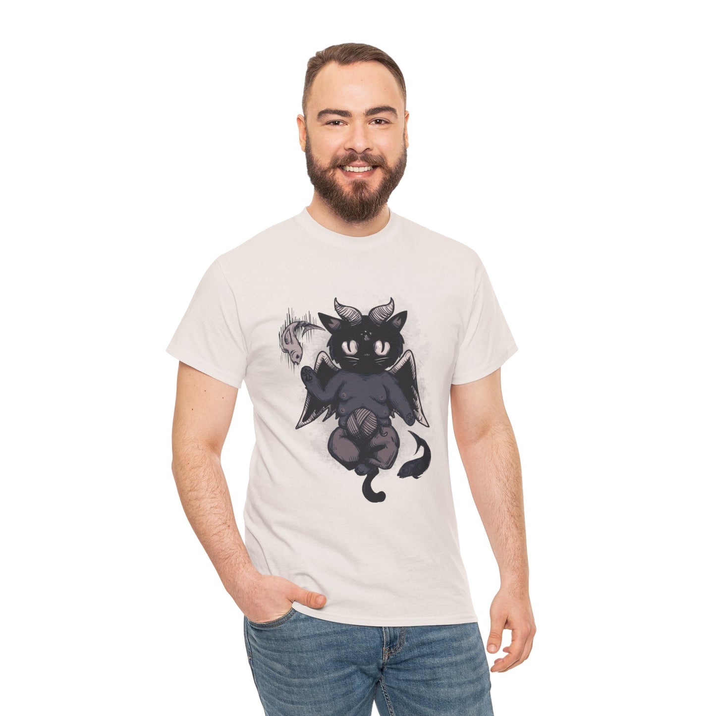 Baphocat Unisex Heavy Cotton Tee