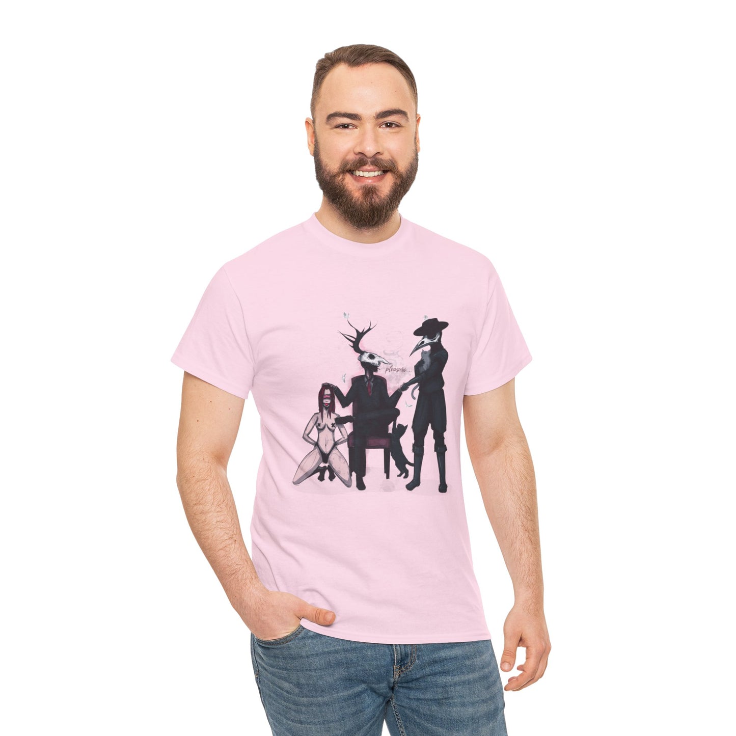 Deer Daddy / Nocturnal Unisex Heavy Cotton Tee