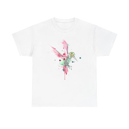 Hummingbird Skeleton Unisex Heavy Cotton Tee