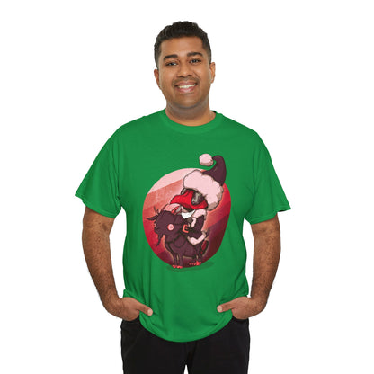 Plague Doctor Santa Unisex Heavy Cotton Tee