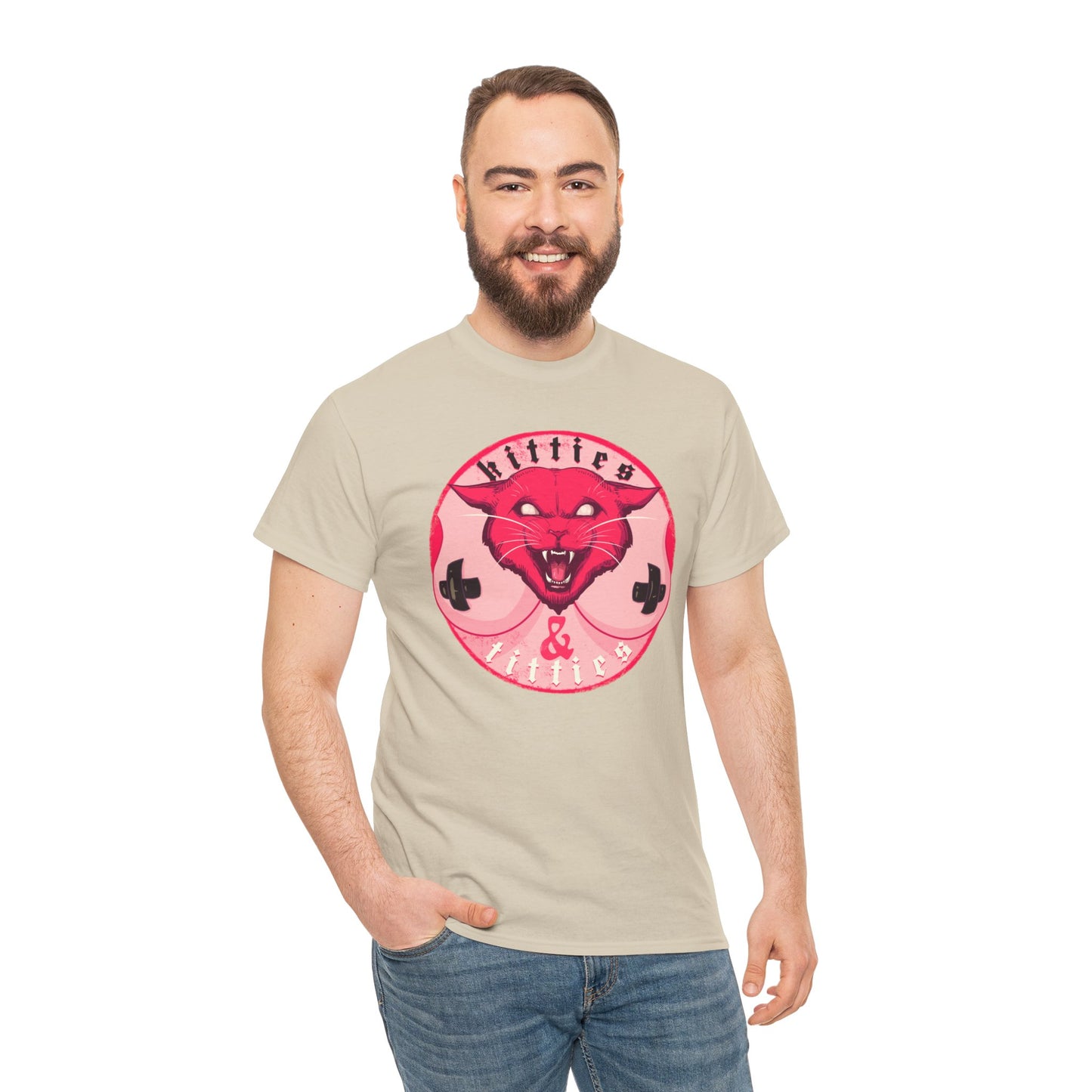 Kitties & Titties Unisex Heavy Cotton Tee