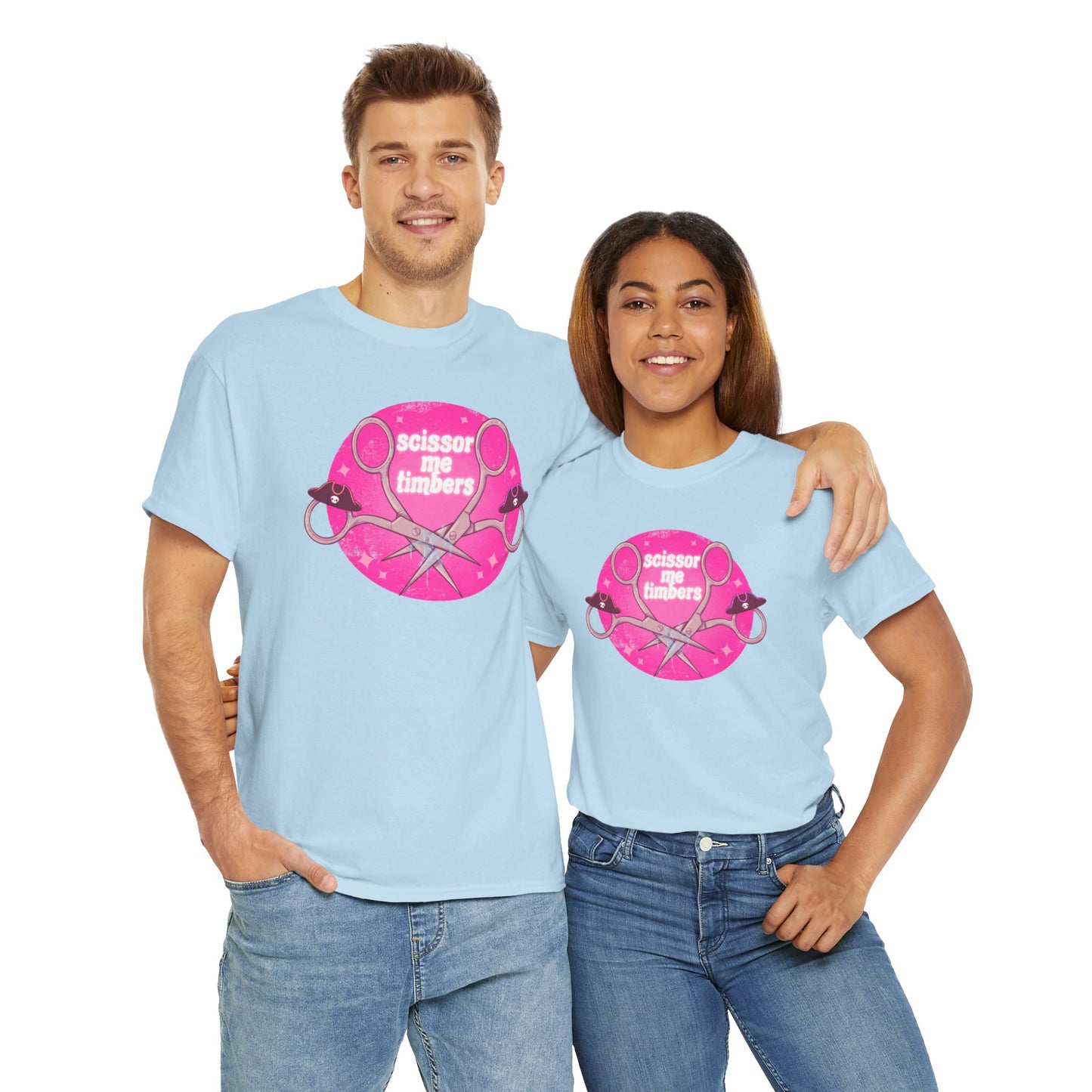 Scissor Me Timbers Unisex Heavy Cotton Tee
