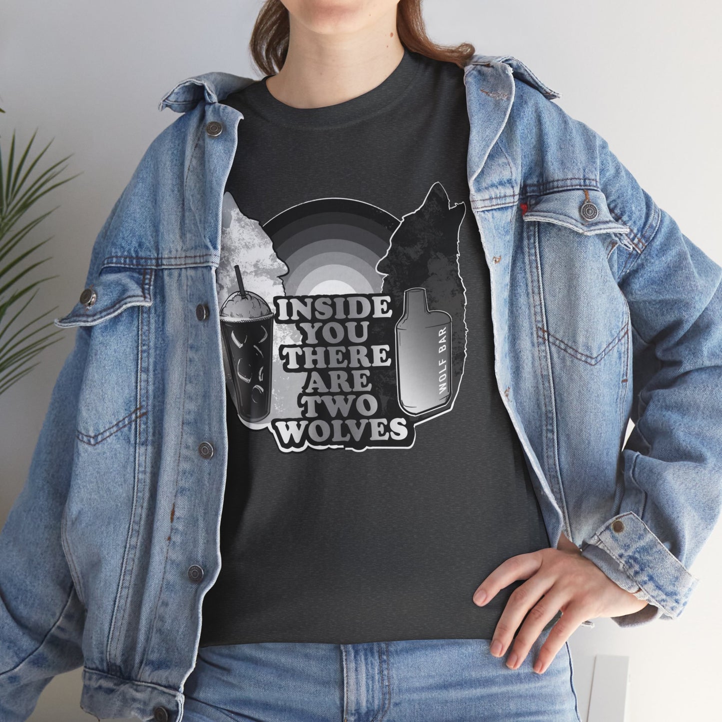Two Wolves Unisex Heavy Cotton Tee