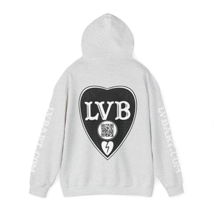 LVB Logo Front, Back, Sleeves Heavy Blend Hooded Sweatshirt