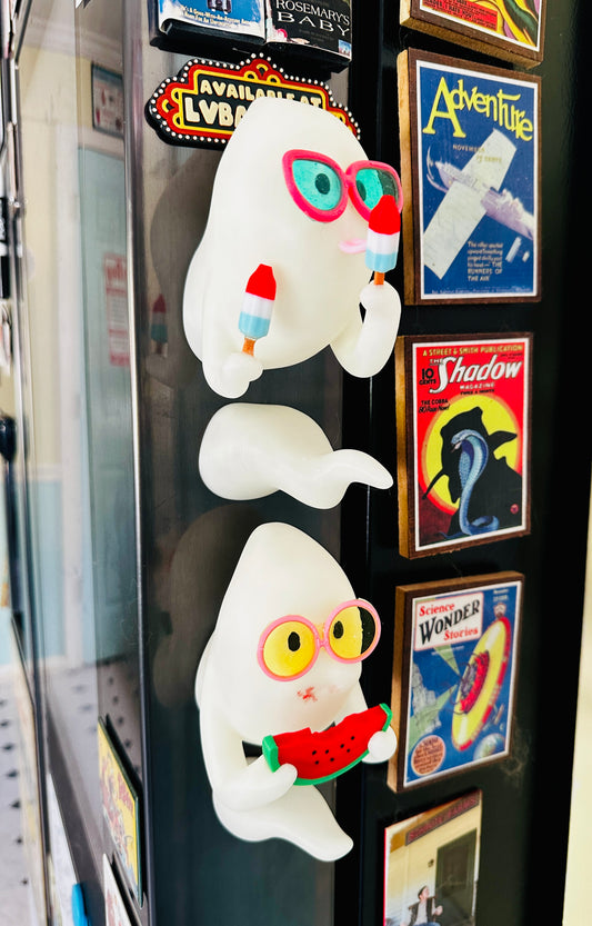 Fridge Frights Glow 3D Print Fridge Magnets (Summerween)
