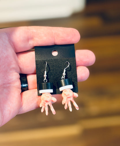 Little Hand 3D Print Earrings