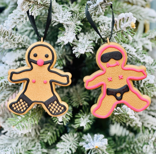 Spicy Gingerbread 2 Pack 3D Print Ornament