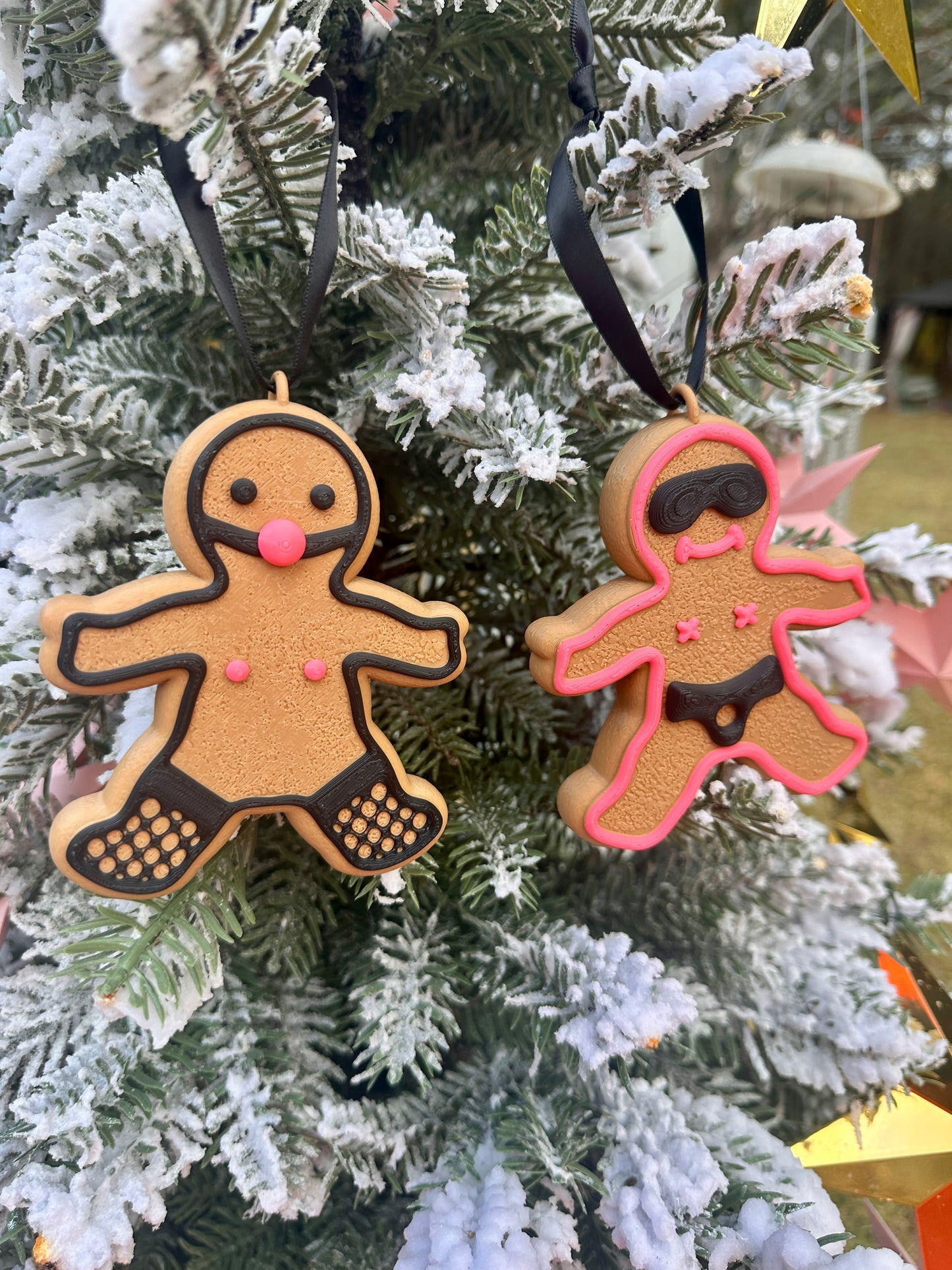 Spicy Gingerbread 2 Pack 3D Print Ornament