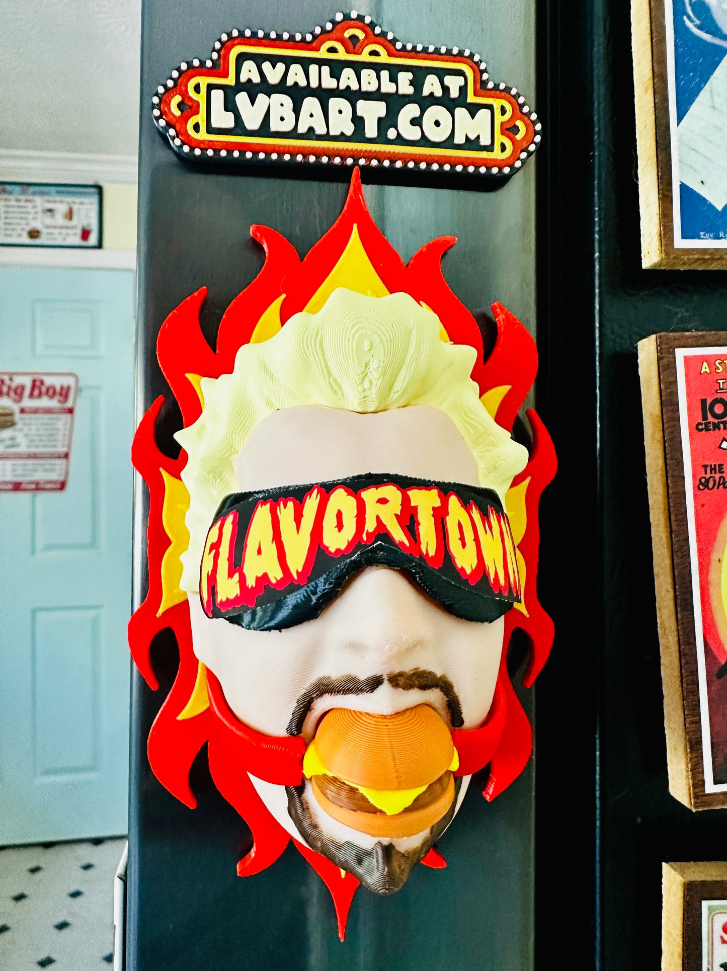 Diner Daddy 3D Print Fridge Magnet