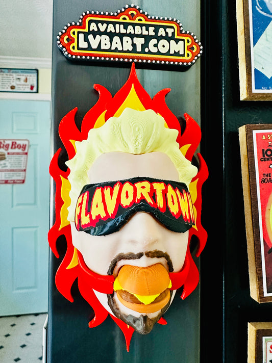 Diner Daddy 3D Print Fridge Magnet