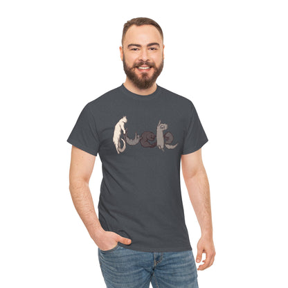 Sleeping Cats Unisex Heavy Cotton Tee