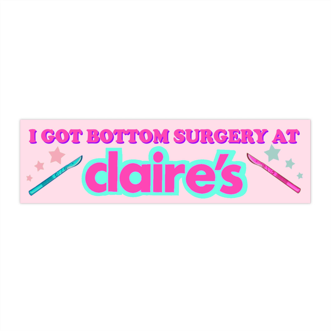 Mall Surgery Car Bumper Stickers