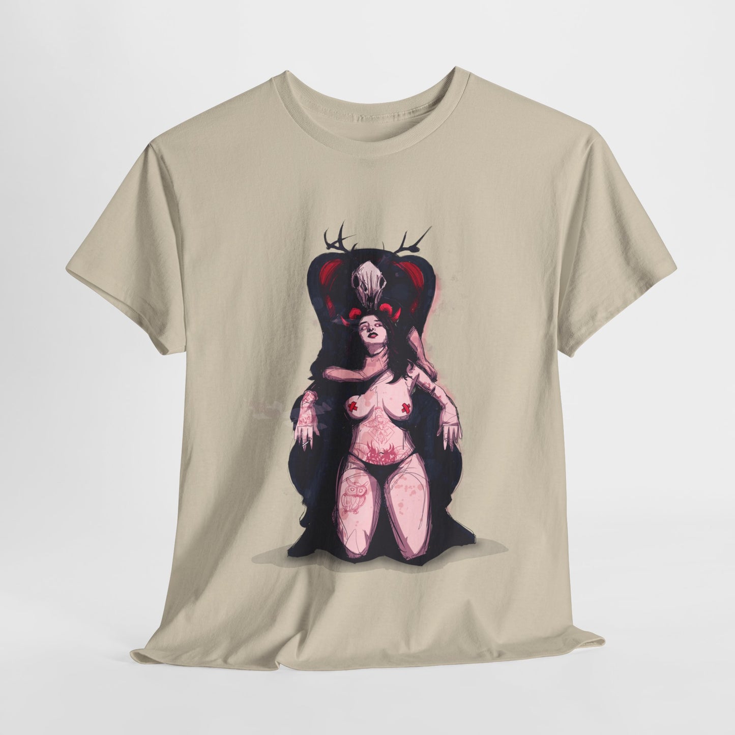 Deer Daddy Series 7: Daddy v Demoni  Unisex Heavy Cotton Tee