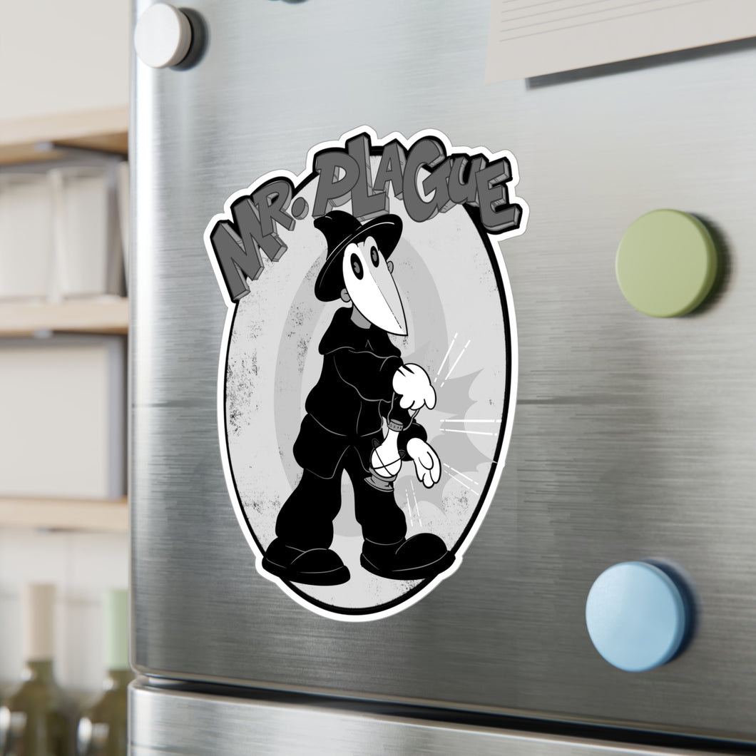 Mr. Plague Kiss-Cut Vinyl Decal