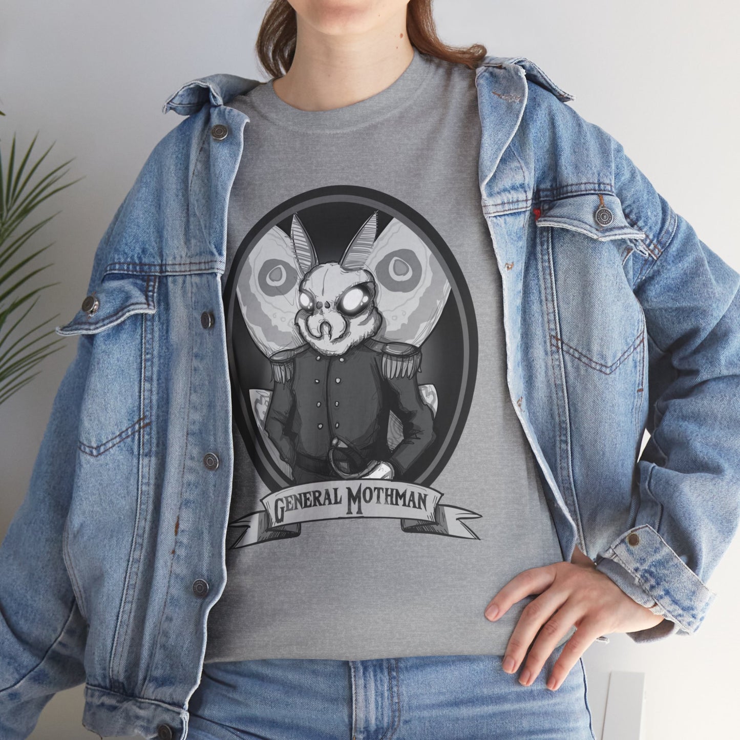 General Mothman Unisex Heavy Cotton Tee
