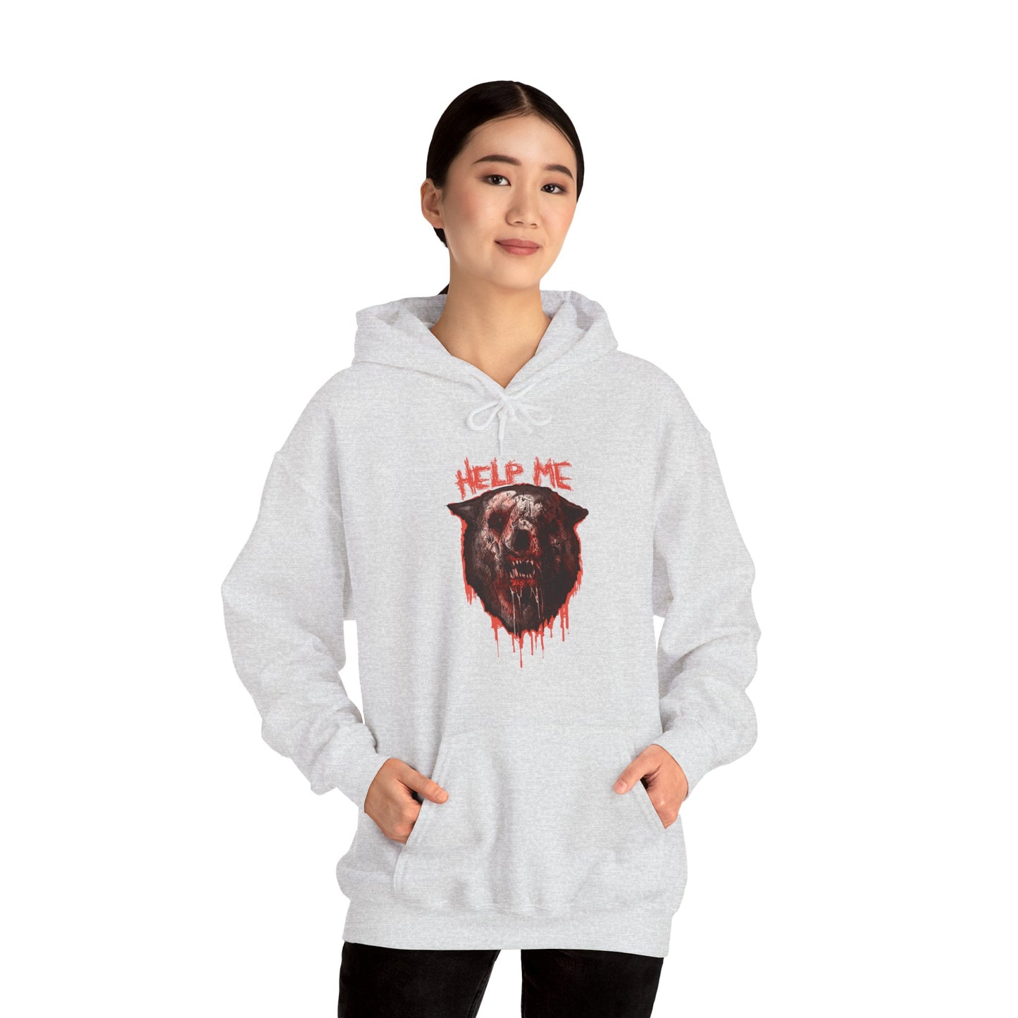 Shimmer Bear Unisex Heavy Blend Hooded Sweatshirt