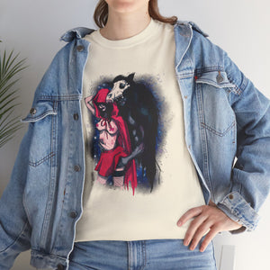 Red Riding Hood & The Wolf Unisex Heavy Cotton Tee