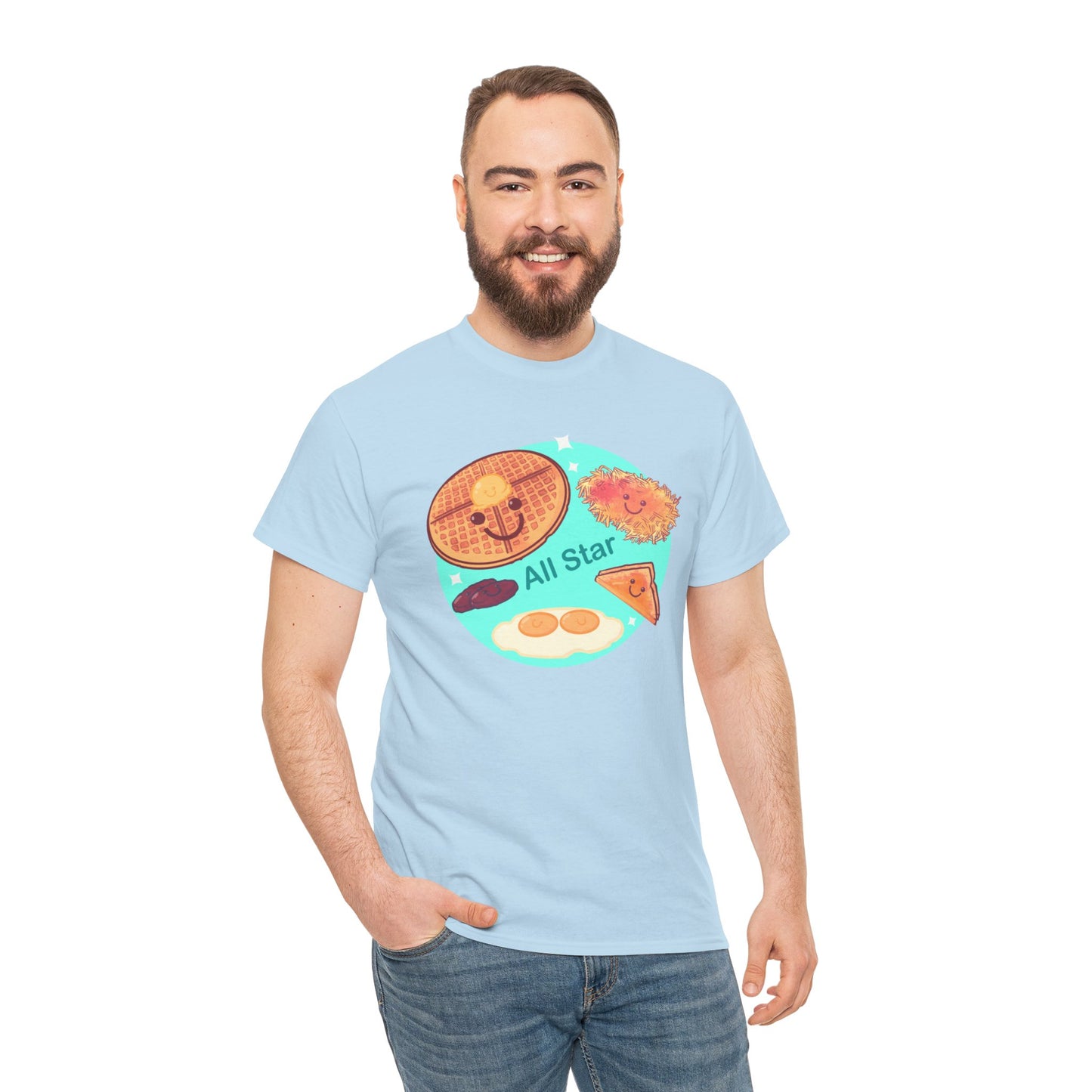 All Star Breakfast Unisex Heavy Cotton Tee