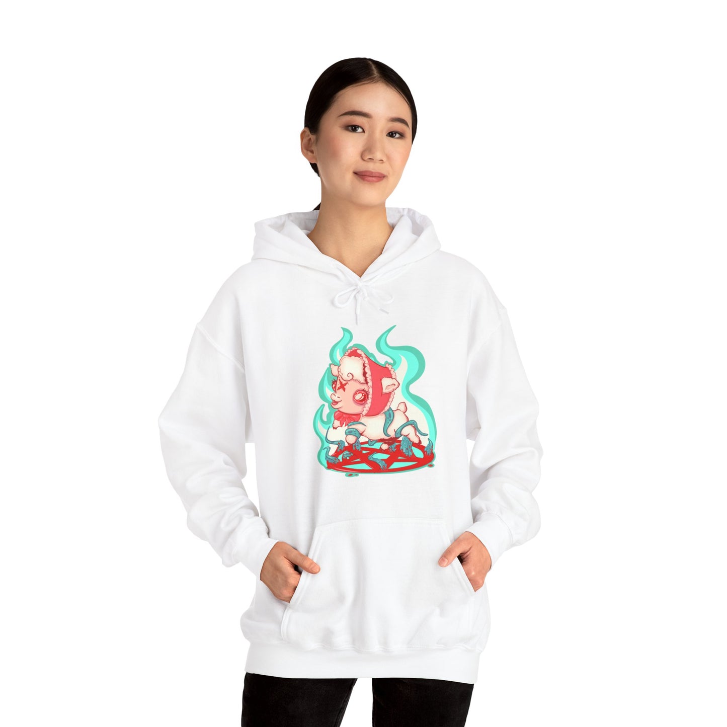 Sacrificial Lamb Unisex Heavy Blend Hooded Sweatshirt
