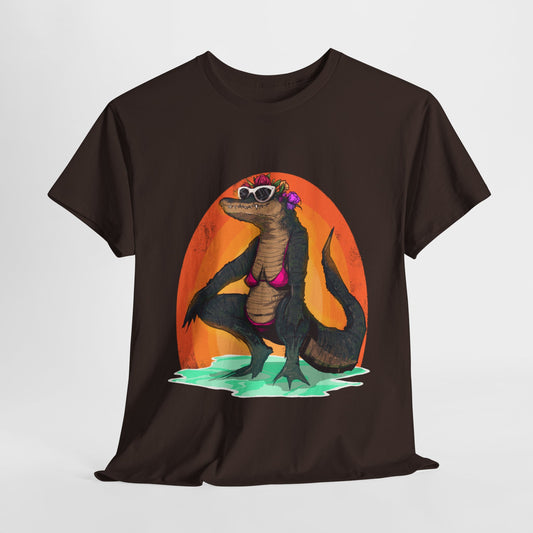 Hot Gator Summer Unisex Heavy Cotton Tee