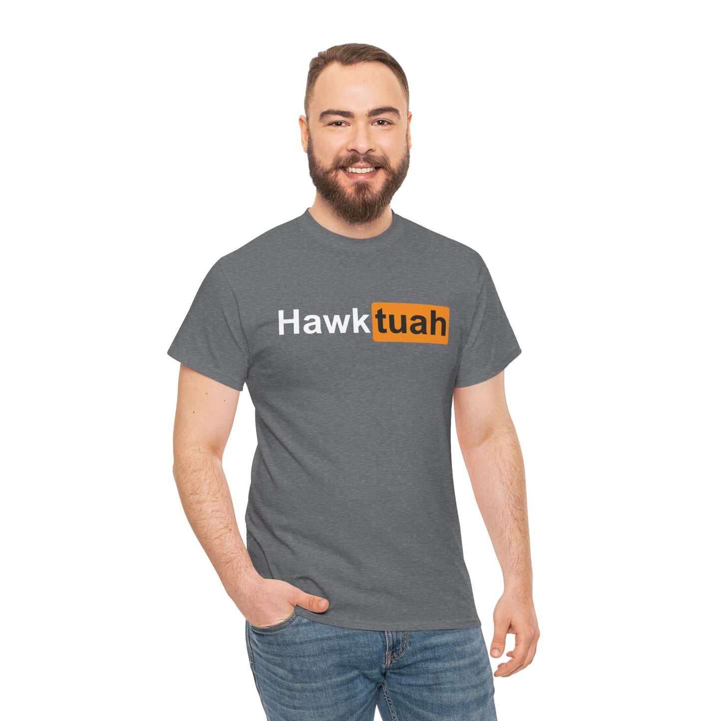 Hawk Tuah Unisex Heavy Cotton Tee