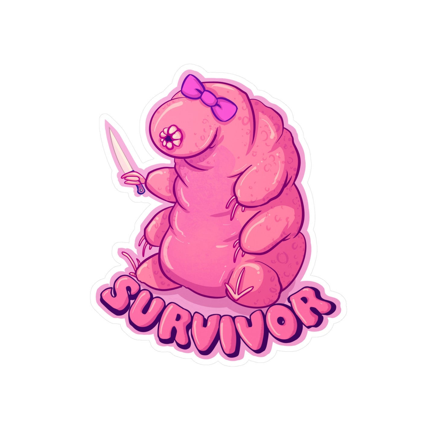 Tardigrade Survivor Kiss-Cut Vinyl Decal