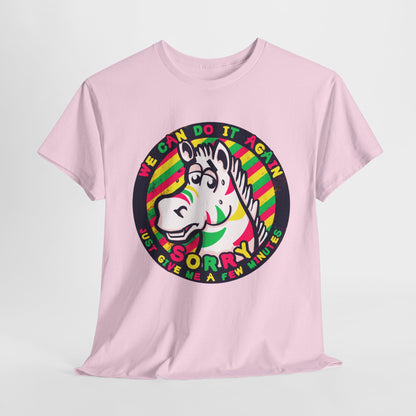 Premature Zebra Unisex Heavy Cotton Tee