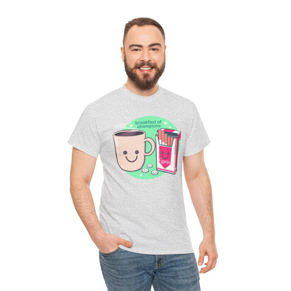 Breakfast of Champions Unisex Heavy Cotton Tee